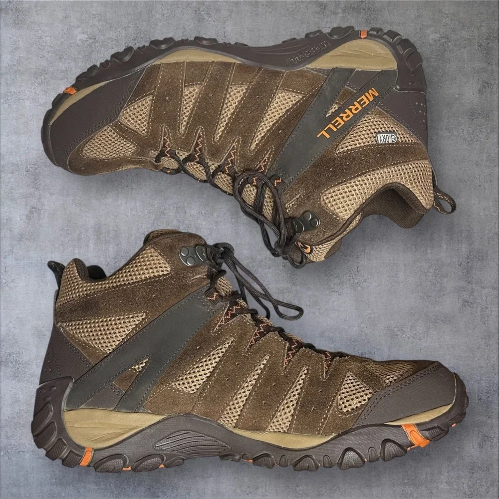 Merrell Accentor 2 Mid Waterproof Hiking Boots Brown Mens 13 J50823 - Picture 5 of 8